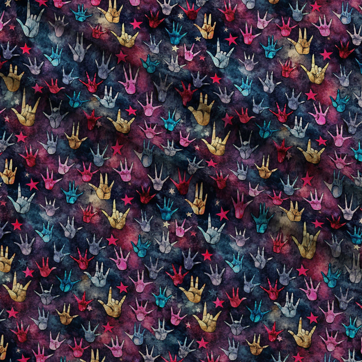 Heavy Metal Pattern 7 Minky Fabric