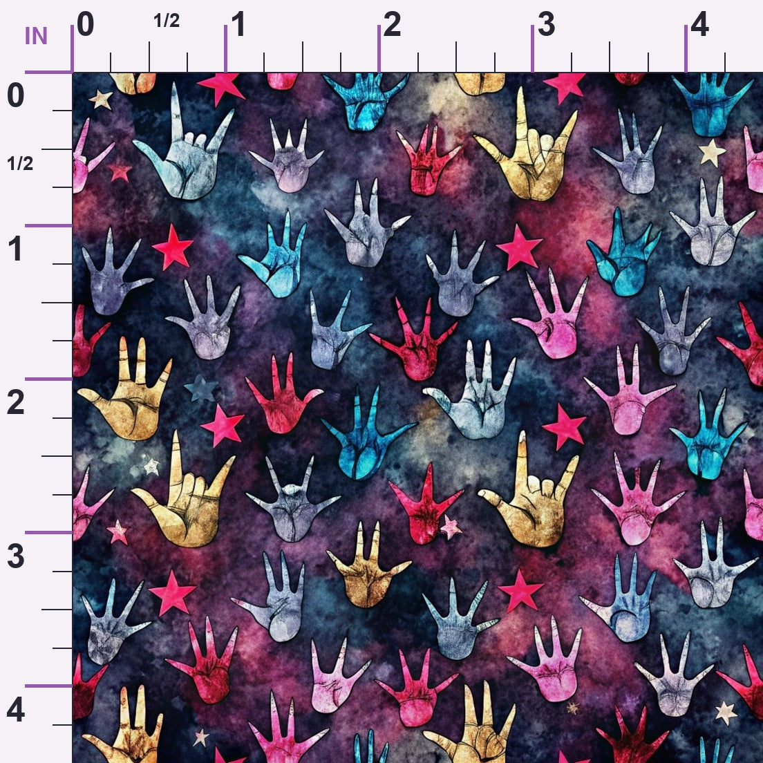 Heavy Metal Pattern 7 Minky Fabric