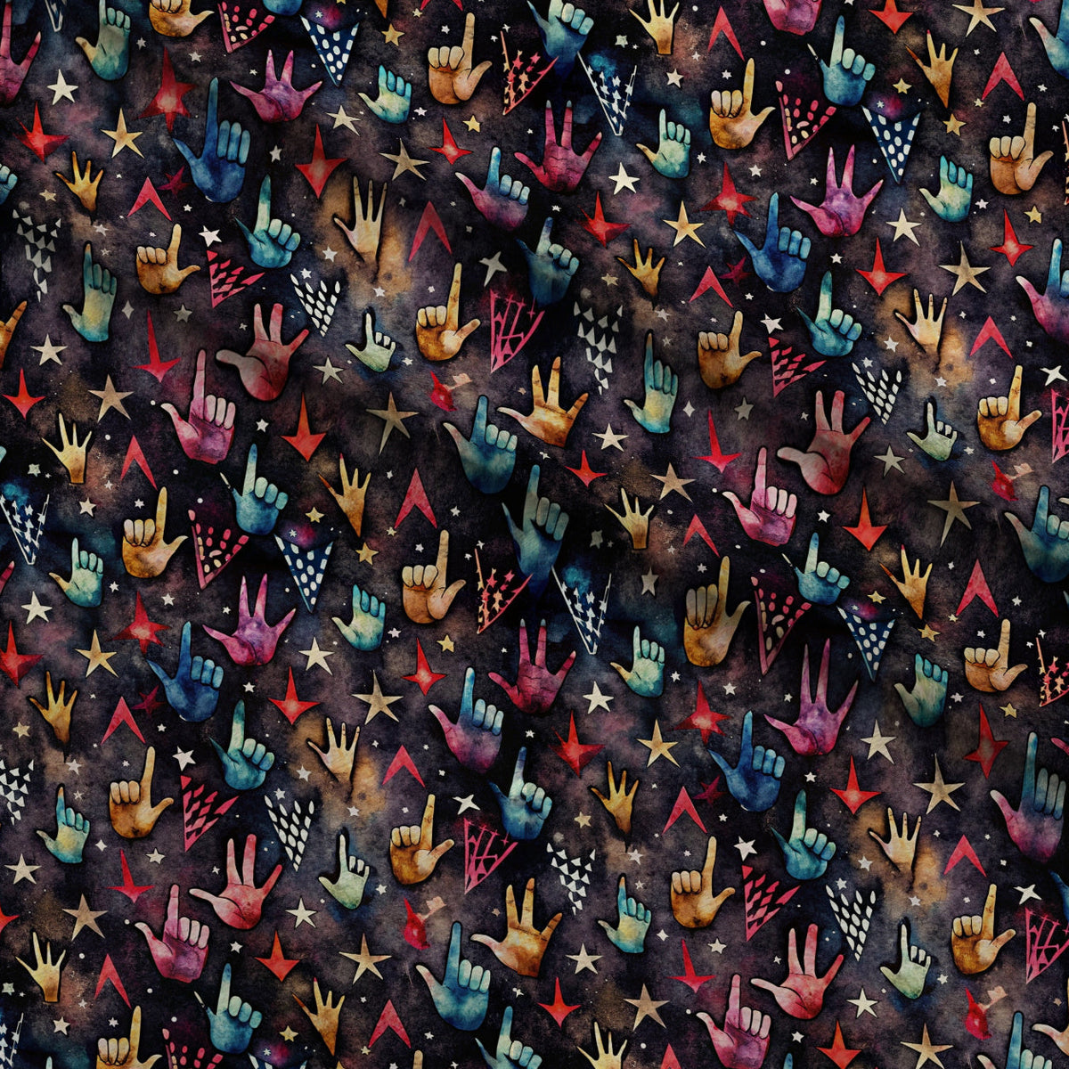 Heavy Metal Pattern 8 Minky Fabric