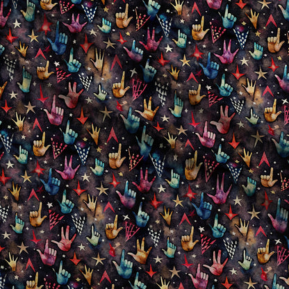 Heavy Metal Pattern 8 Minky Fabric