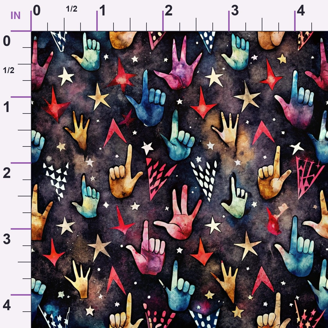 Heavy Metal Pattern 8 Minky Fabric