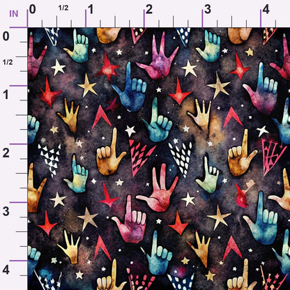 Heavy Metal Pattern 8 Minky Fabric