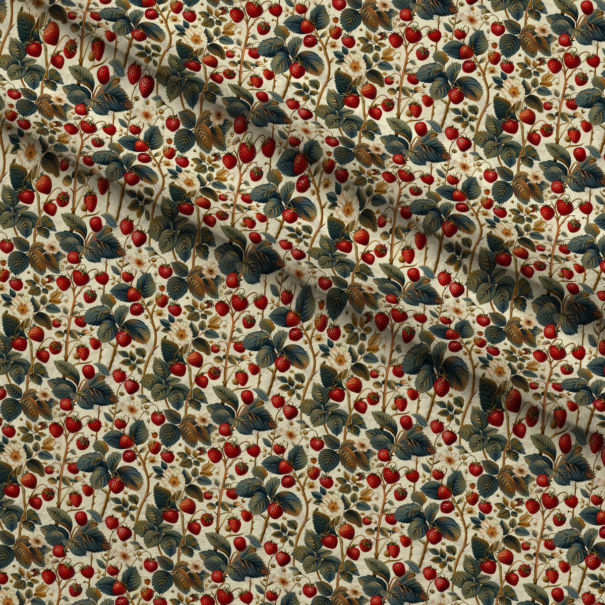 Heirloom Berry Patch Pattern 1 Minky Fabric