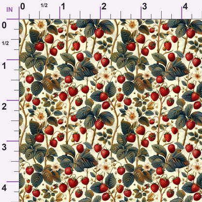 Heirloom Berry Patch Pattern 1 Minky Fabric