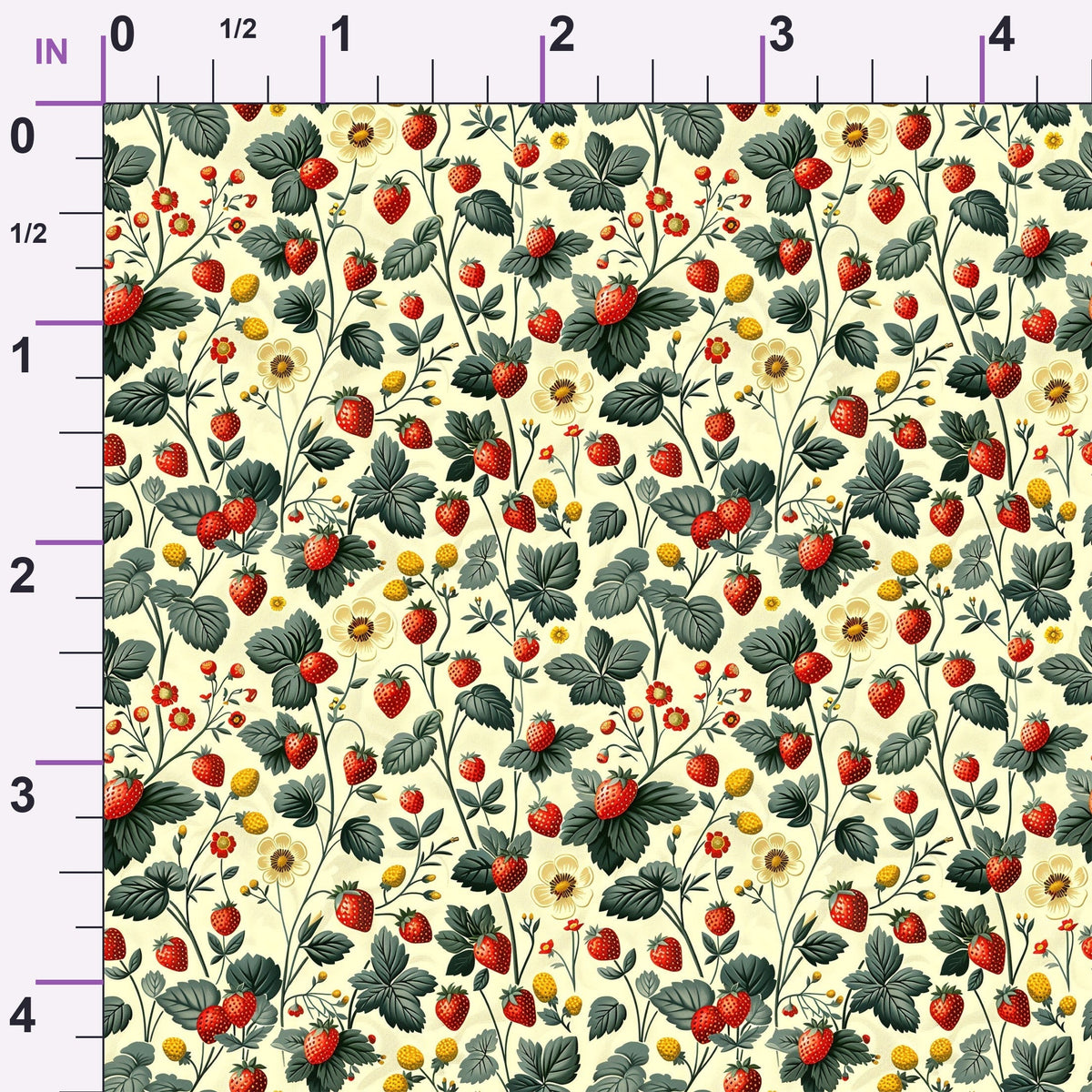 Heirloom Berry Patch Pattern 10 Minky Fabric