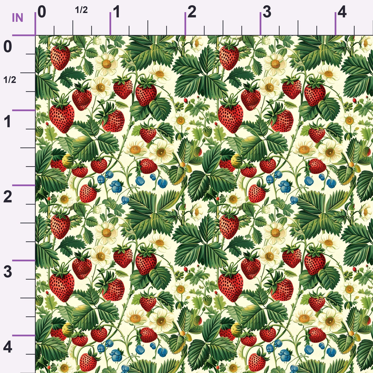 Heirloom Berry Patch Pattern 11 Minky Fabric