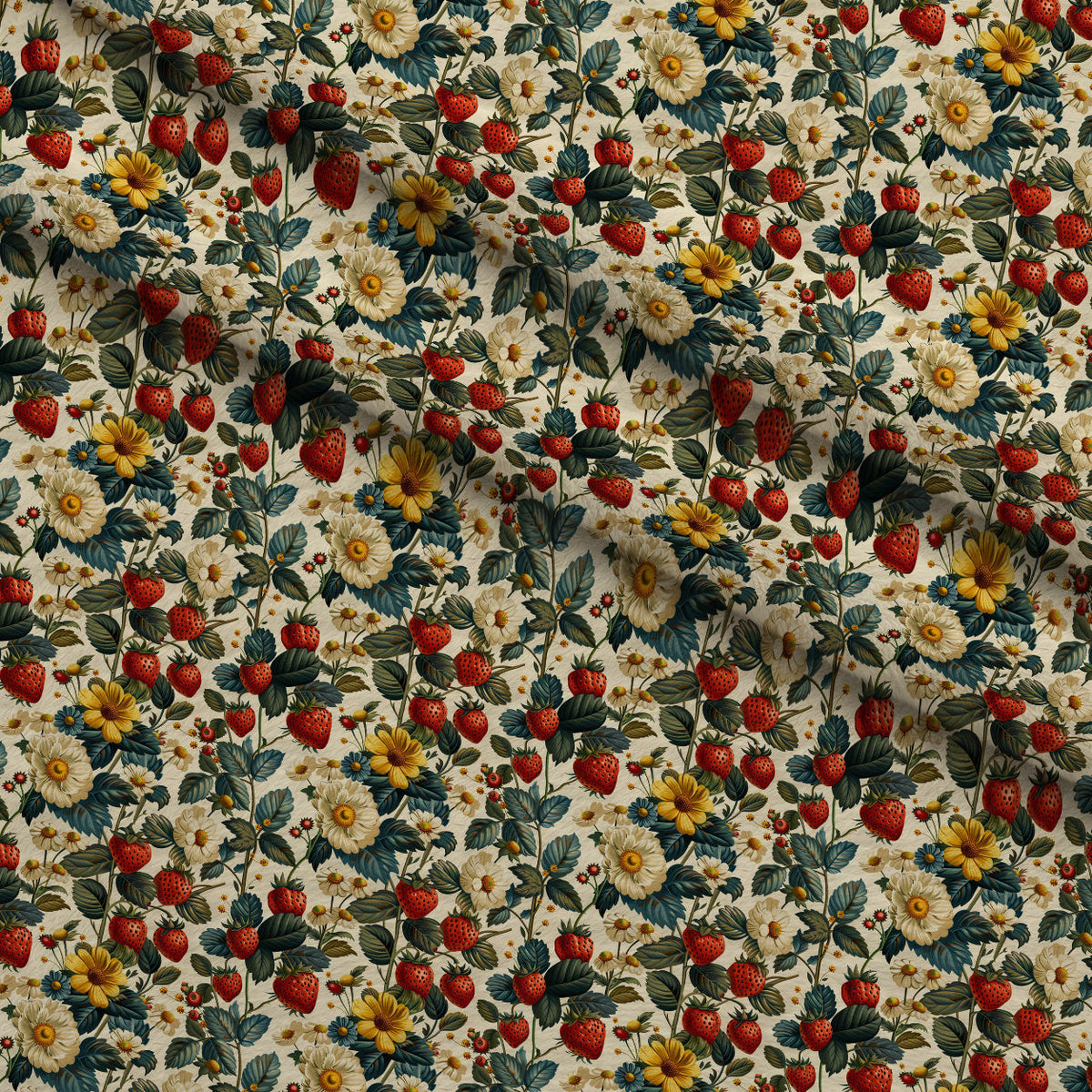 Heirloom Berry Patch Pattern 12 Minky Fabric