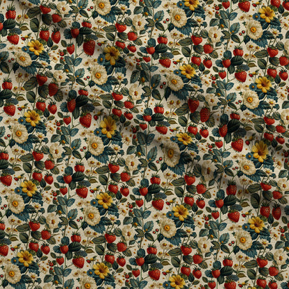 Heirloom Berry Patch Pattern 12 Minky Fabric