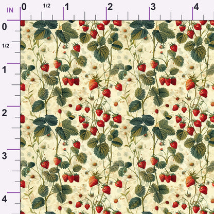 Heirloom Berry Patch Pattern 2 Minky Fabric