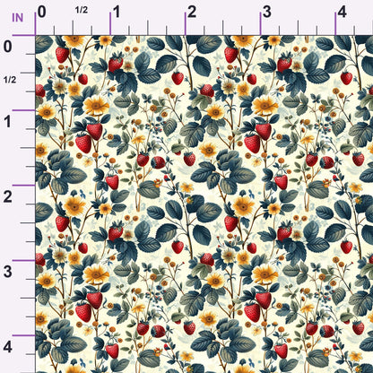 Heirloom Berry Patch Pattern 4 Minky Fabric