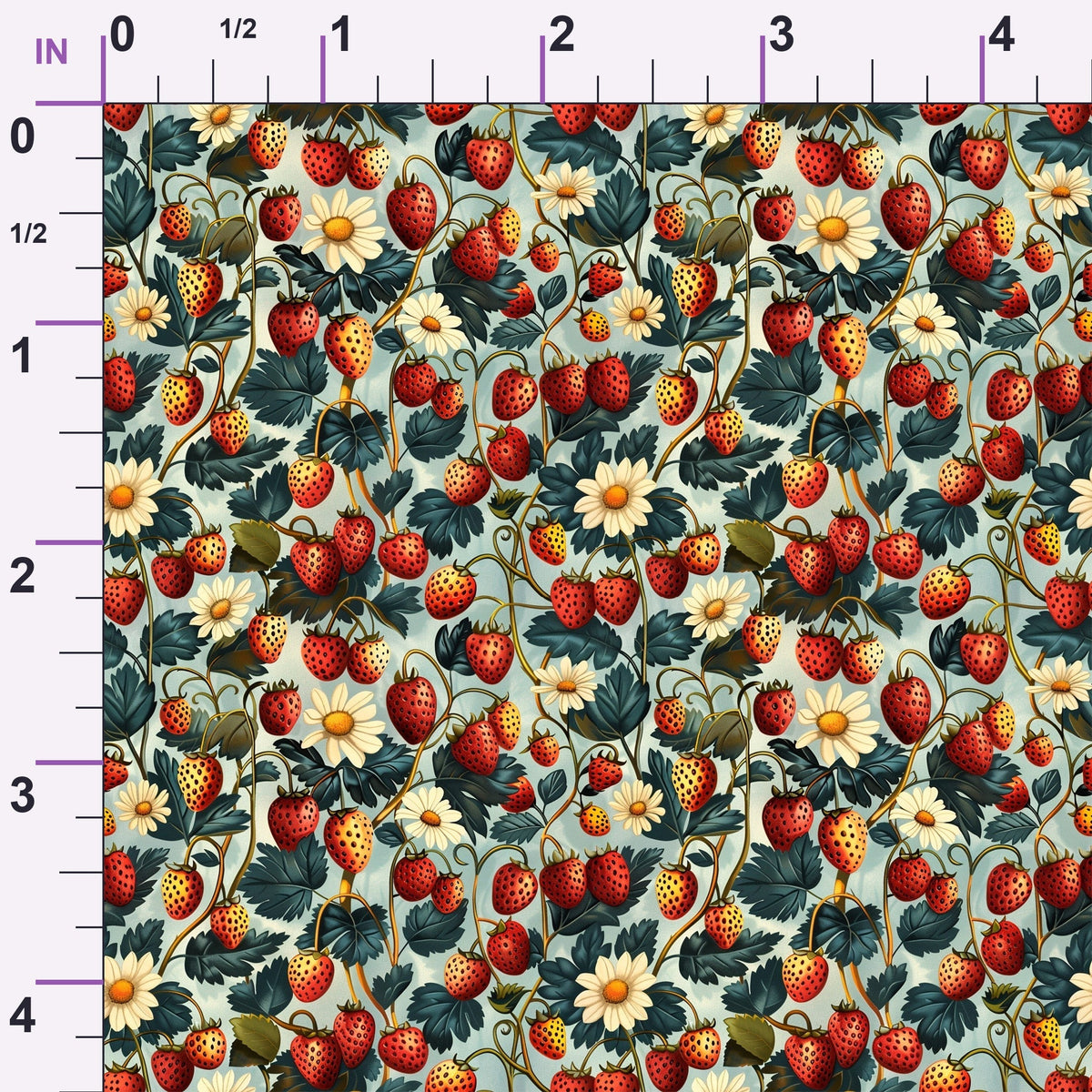 Heirloom Berry Patch Pattern 5 Minky Fabric