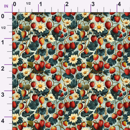 Heirloom Berry Patch Pattern 5 Minky Fabric