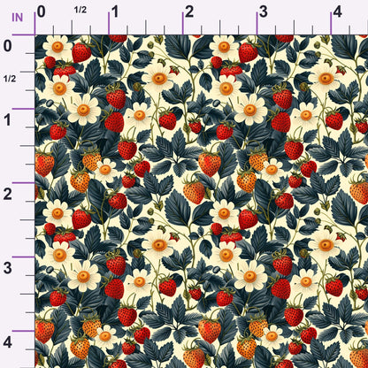 Heirloom Berry Patch Pattern 6 Minky Fabric