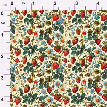 Heirloom Berry Patch Pattern 7 Minky Fabric