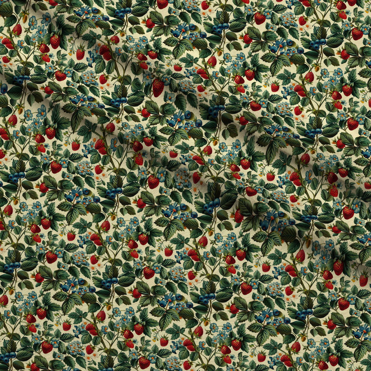 Heirloom Berry Patch Pattern 8 Minky Fabric
