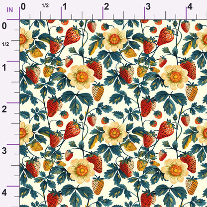 Heirloom Berry Patch Pattern 9 Minky Fabric