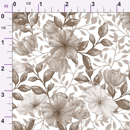 Heirloom Blooms Pattern 10 Minky Fabric