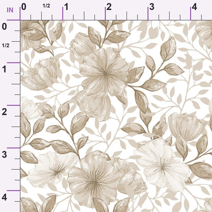 Heirloom Blooms Pattern 11 Minky Fabric