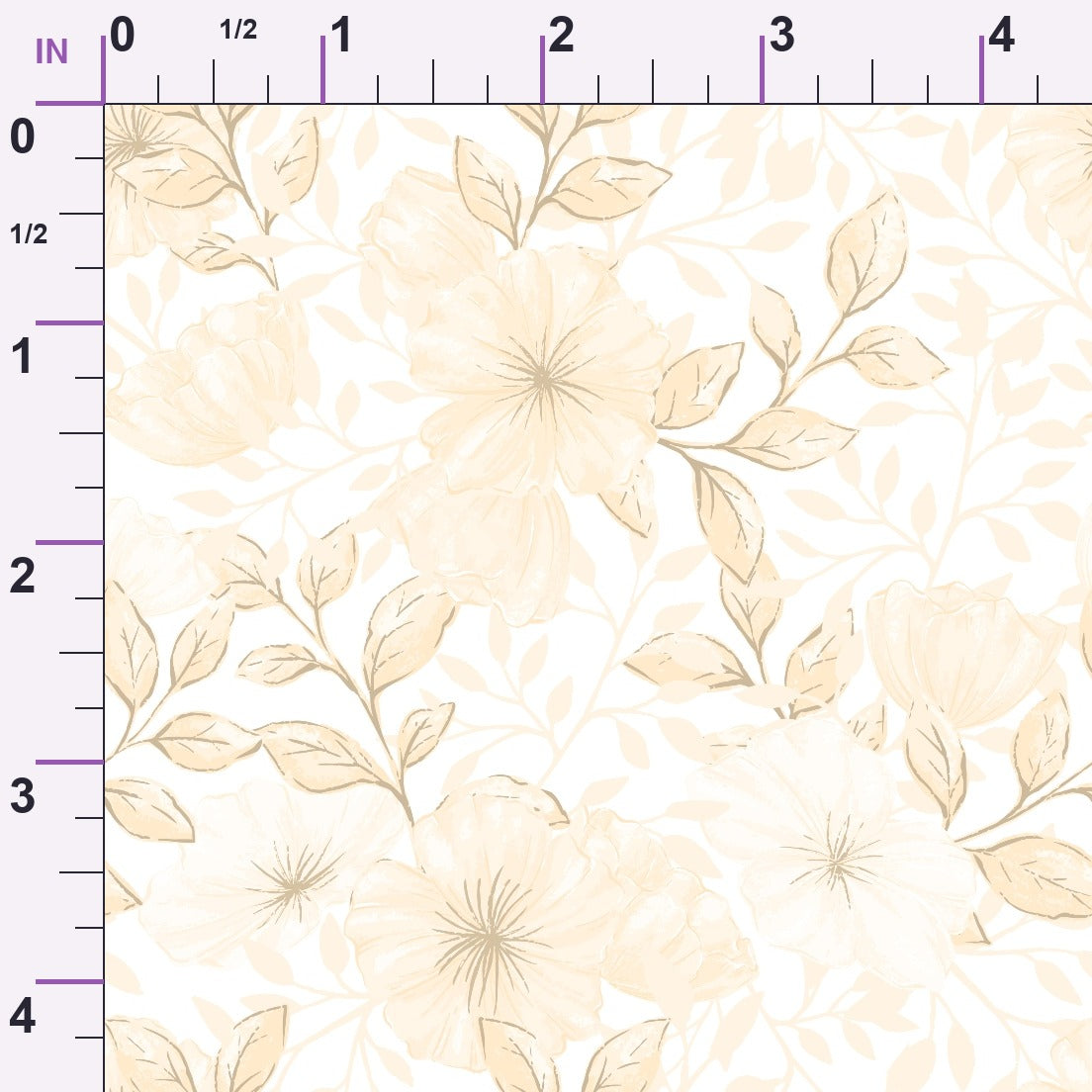 Heirloom Blooms Pattern 13 Minky Fabric