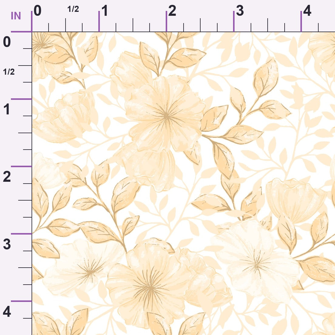 Heirloom Blooms Pattern 14 Minky Fabric
