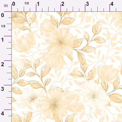 Heirloom Blooms Pattern 14 Minky Fabric