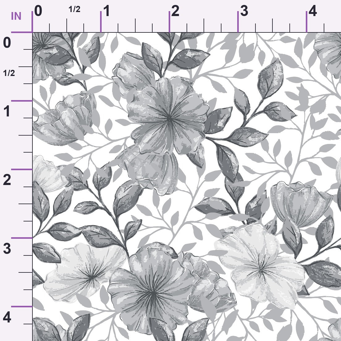 Heirloom Blooms Pattern 2 Minky Fabric
