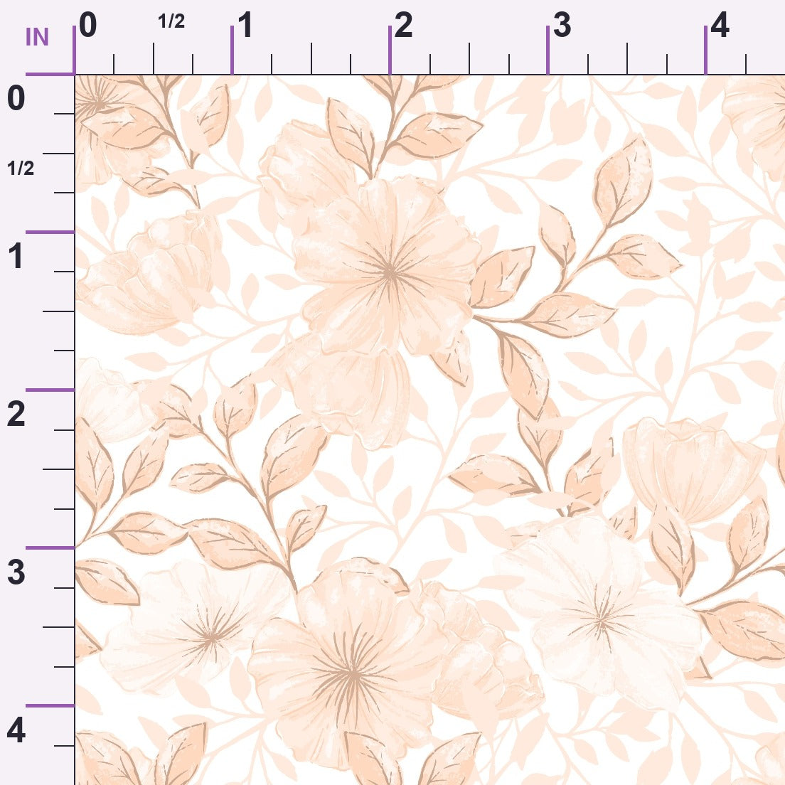 Heirloom Blooms Pattern 22 Minky Fabric