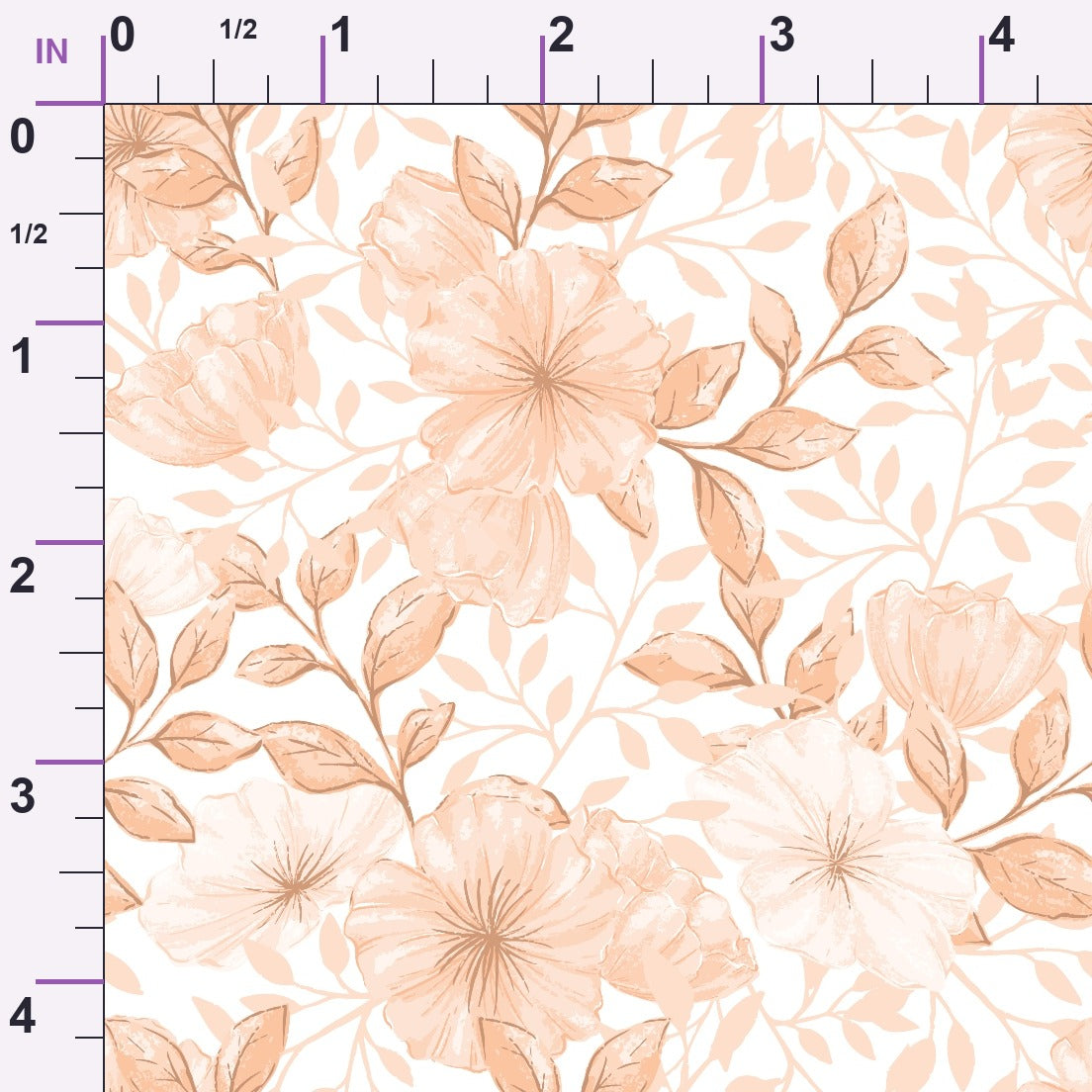 Heirloom Blooms Pattern 23 Minky Fabric
