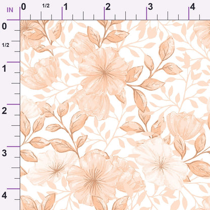 Heirloom Blooms Pattern 23 Minky Fabric