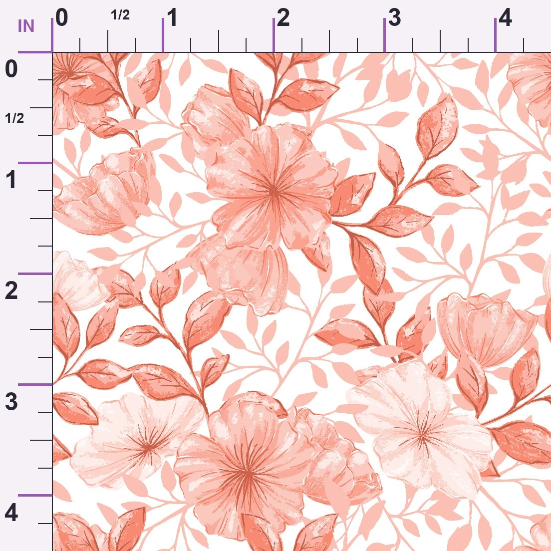 Heirloom Blooms Pattern 24 Minky Fabric