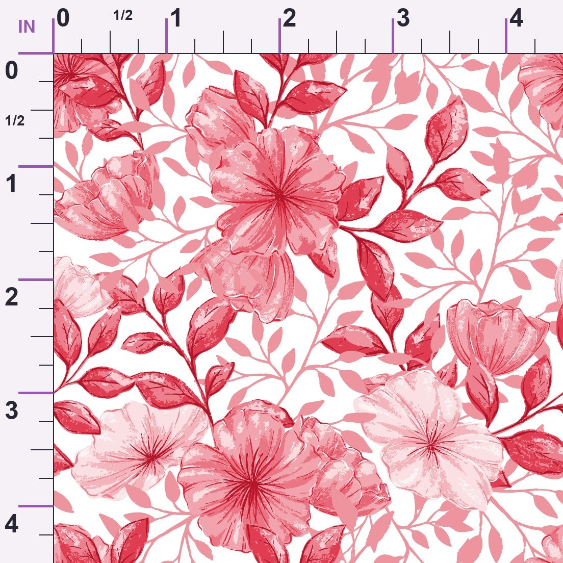 Heirloom Blooms Pattern 27 Minky Fabric