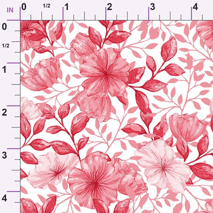 Heirloom Blooms Pattern 27 Minky Fabric