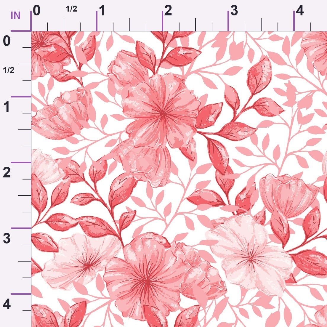 Heirloom Blooms Pattern 28 Minky Fabric