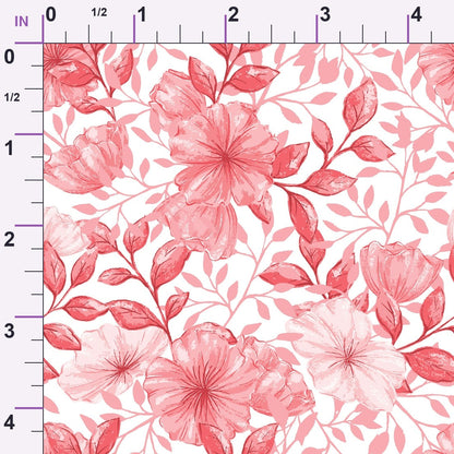 Heirloom Blooms Pattern 28 Minky Fabric