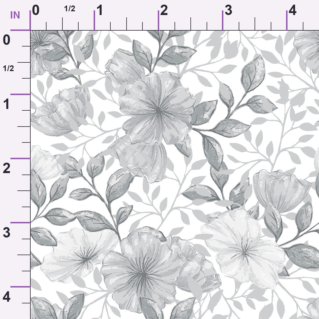 Heirloom Blooms Pattern 3 Minky Fabric