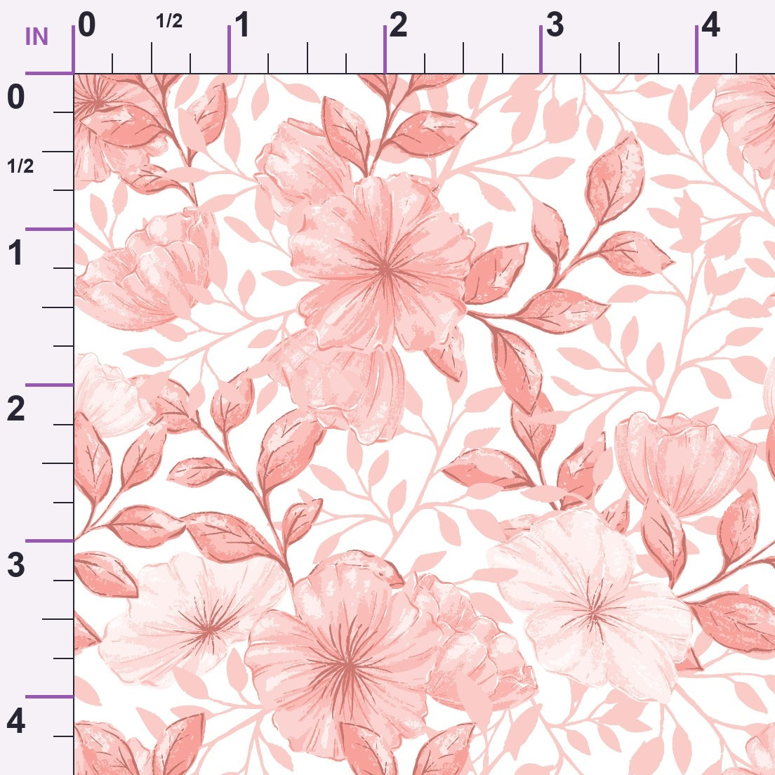 Heirloom Blooms Pattern 30 Minky Fabric