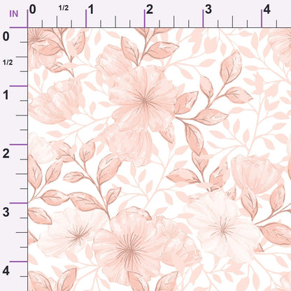 Heirloom Blooms Pattern 31 Minky Fabric