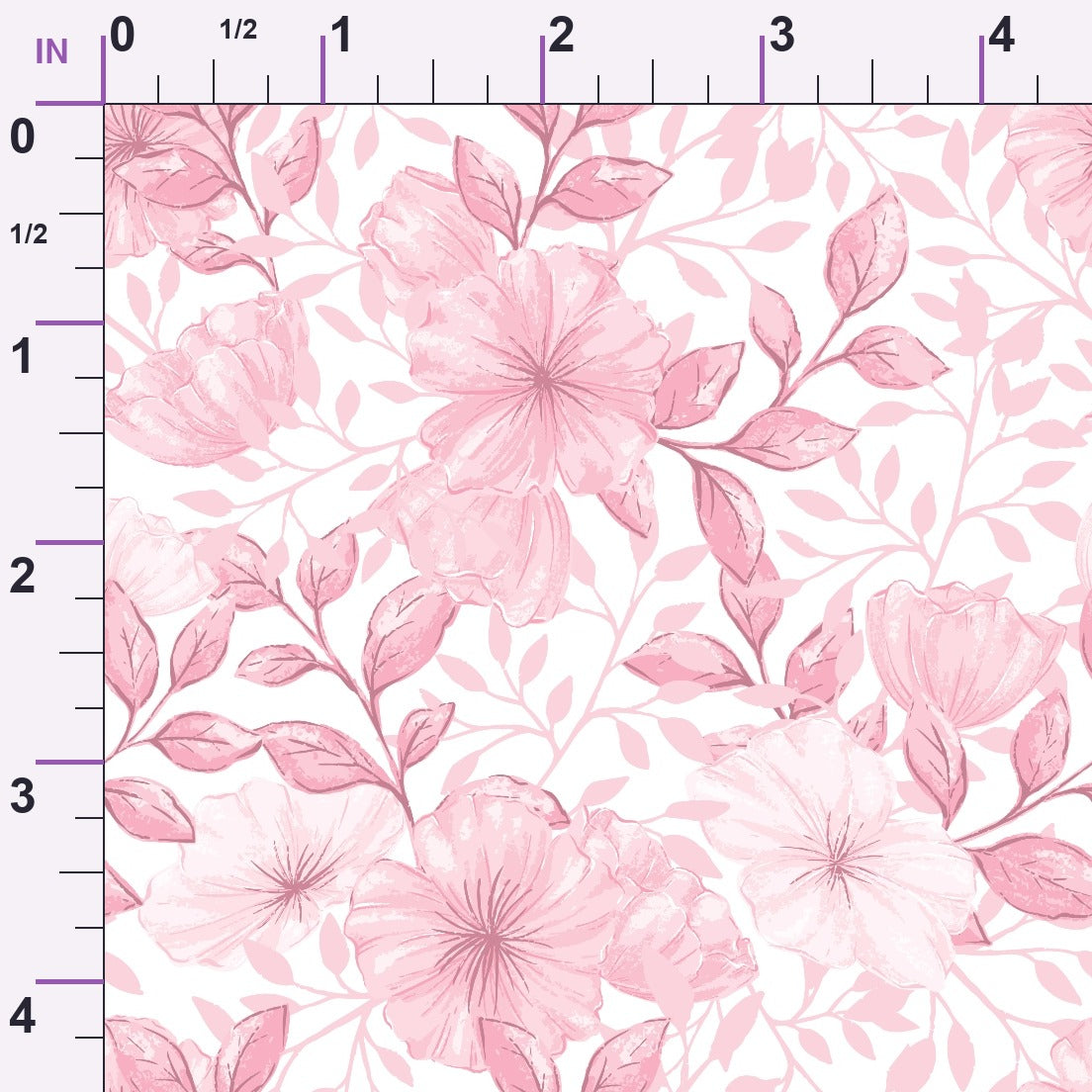 Heirloom Blooms Pattern 33 Minky Fabric