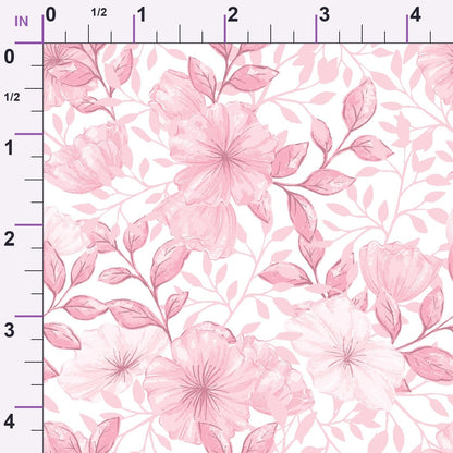 Heirloom Blooms Pattern 33 Minky Fabric