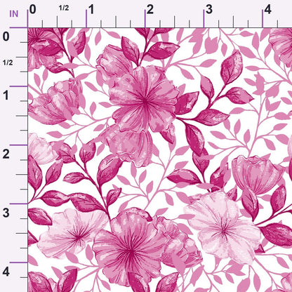 Heirloom Blooms Pattern 37 Minky Fabric