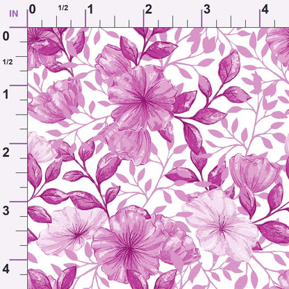 Heirloom Blooms Pattern 38 Minky Fabric