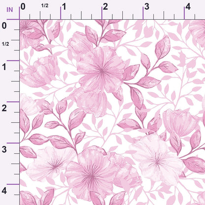 Heirloom Blooms Pattern 39 Minky Fabric