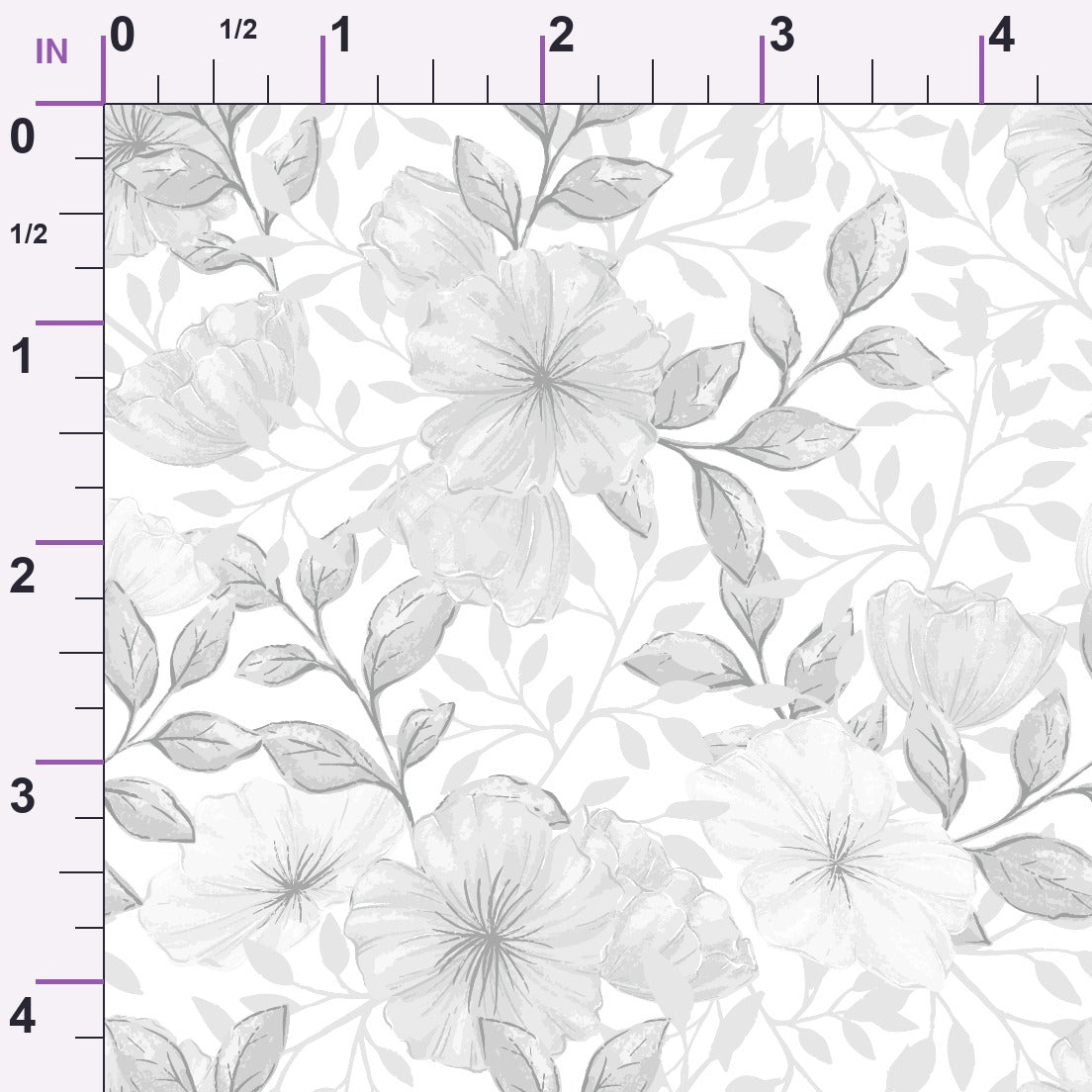 Heirloom Blooms Pattern 4 Minky Fabric
