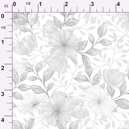 Heirloom Blooms Pattern 4 Minky Fabric