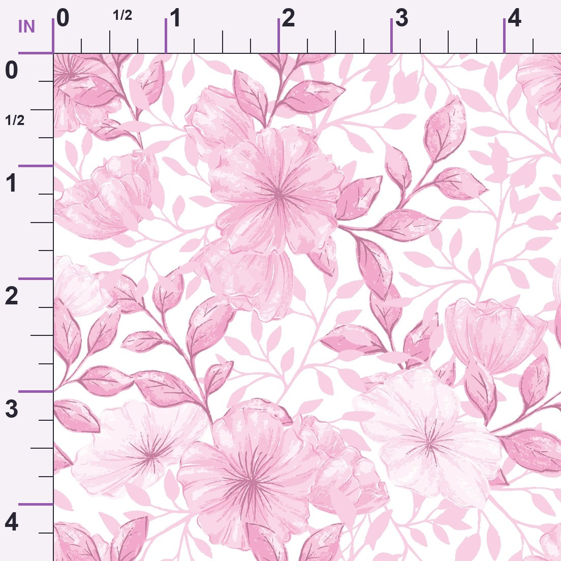 Heirloom Blooms Pattern 40 Minky Fabric