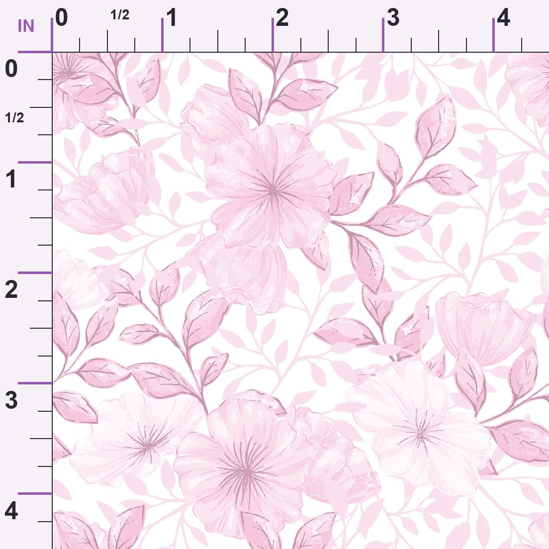 Heirloom Blooms Pattern 41 Minky Fabric