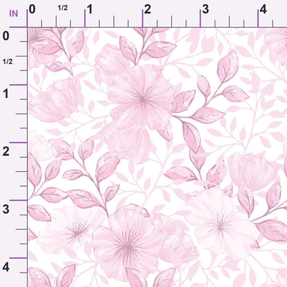Heirloom Blooms Pattern 41 Minky Fabric
