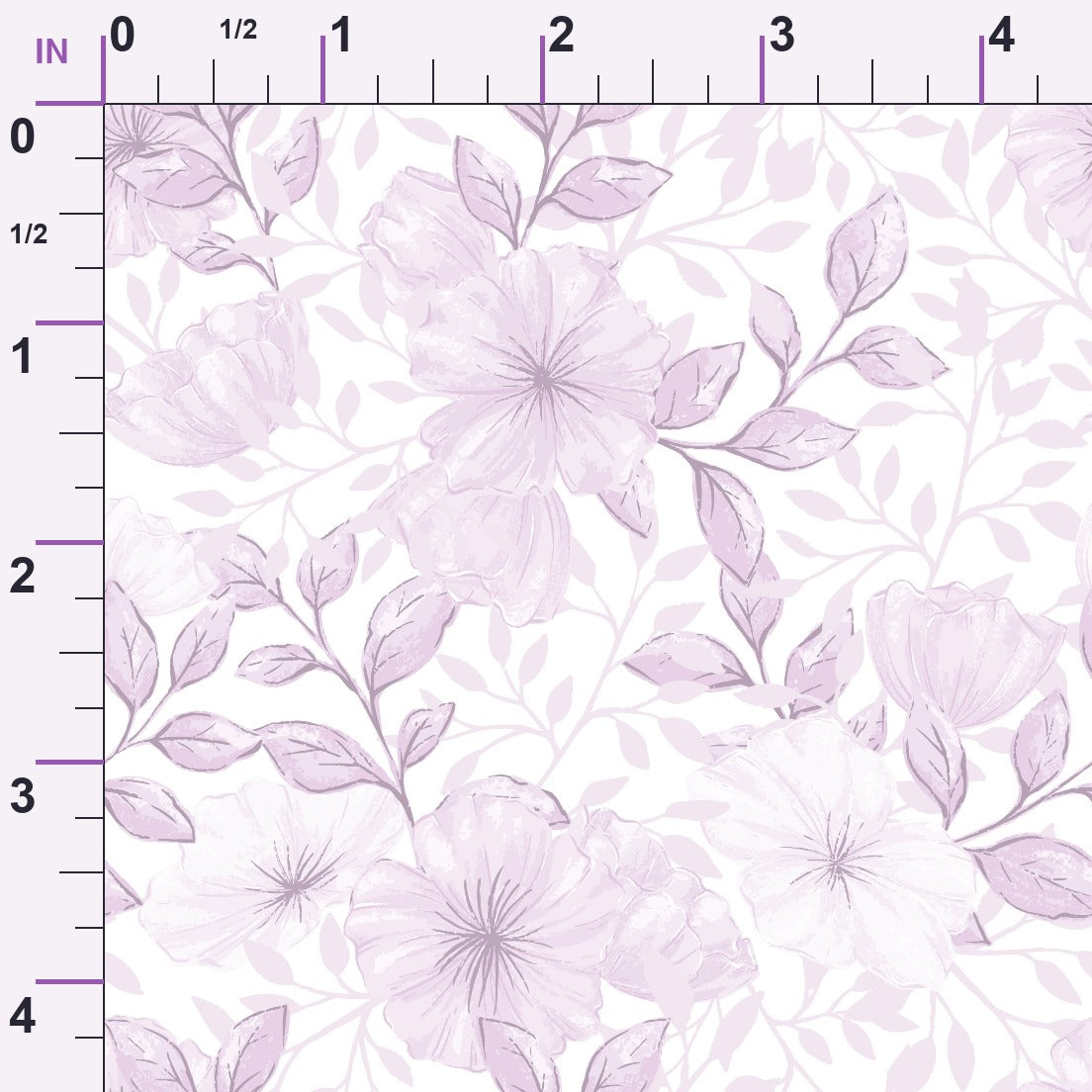 Heirloom Blooms Pattern 42 Minky Fabric