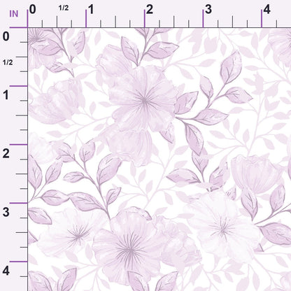 Heirloom Blooms Pattern 42 Minky Fabric