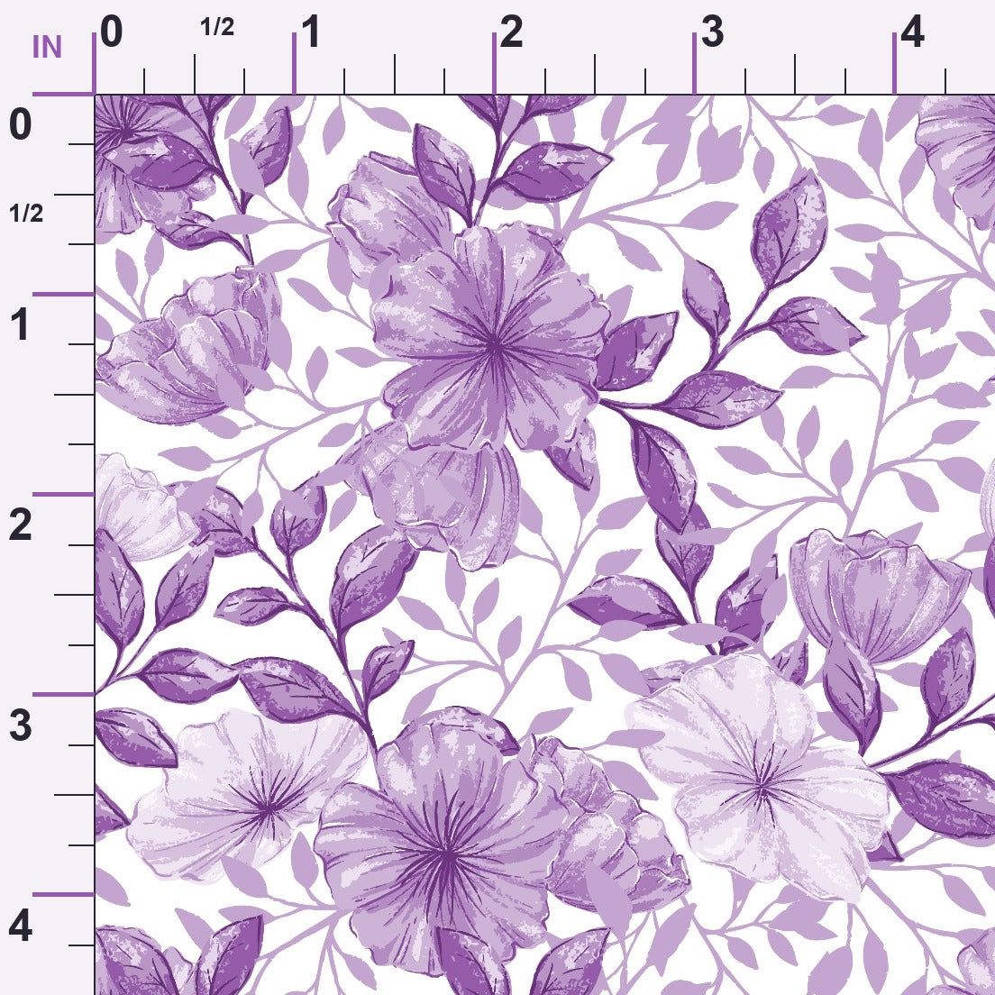 Heirloom Blooms Pattern 44 Minky Fabric